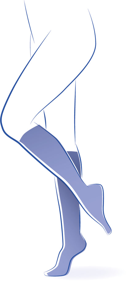 Venoflex Micro AD Below Knee Compression Socks BLACK